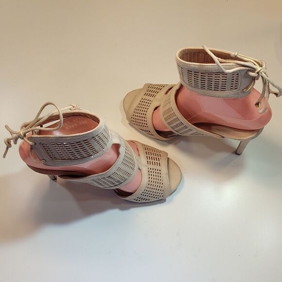 CALL IT SPRING SUEDE GLADIATOR STYLE HIGH HEEL STILETTOS ROUND TOE SANDAL - Picture 6 of 15